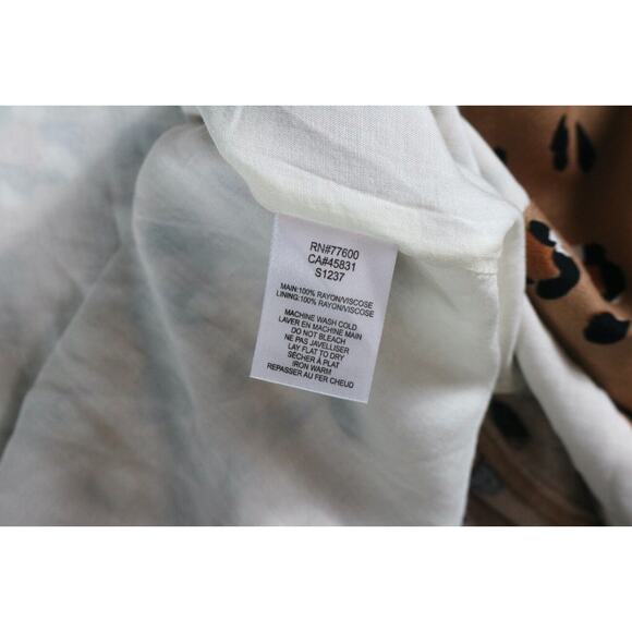 New Saltwater Luxe Womens Small Leopard Print Jacket Animal Print - Picture 8 of 12